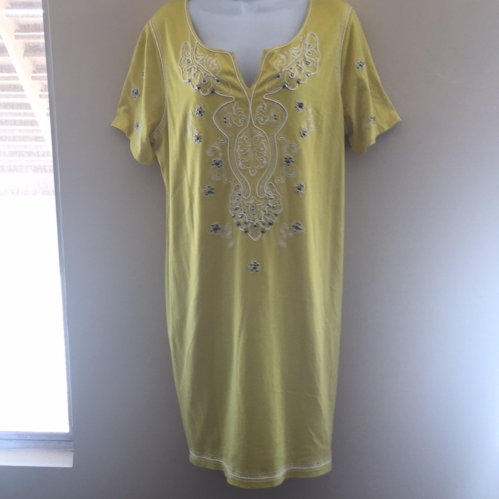 INC Concepts Yellow Plus Size OX